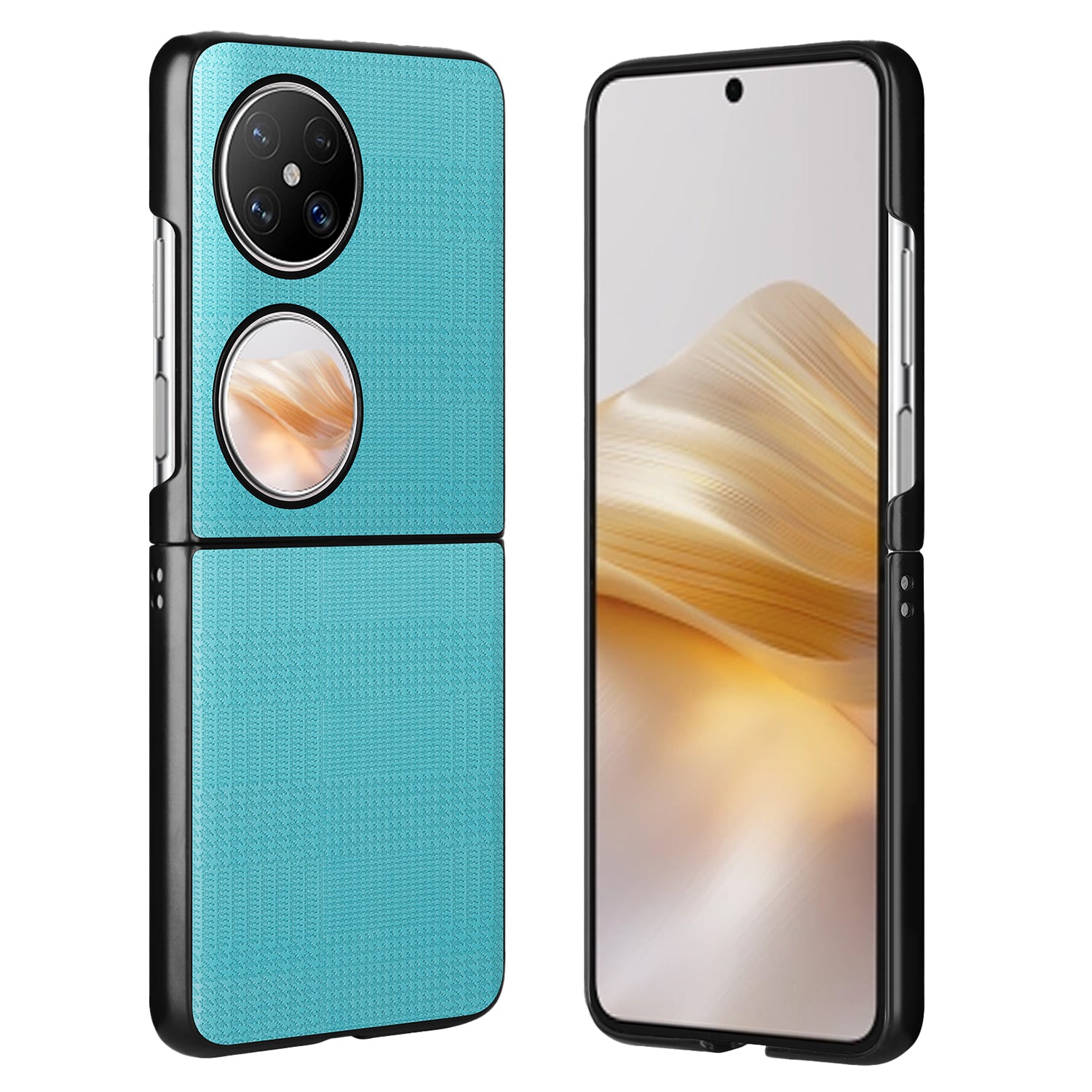 VILI TH Series for Huawei Pocket 2 Case PU Leather Coated PC+TPU Protective Phone Cover VILI TH Series for Huawei Pocket 2 Case PU Leather Coated PC+TPU Protective Phone Cover